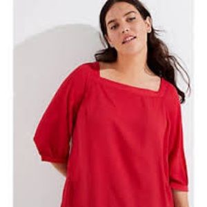 NWOT Ann Taylor LOFT Plus square neck blouse sz 24